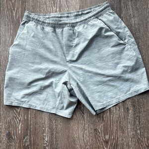 lululemon athletica Gray Athletic Shorts Relaxed Fit